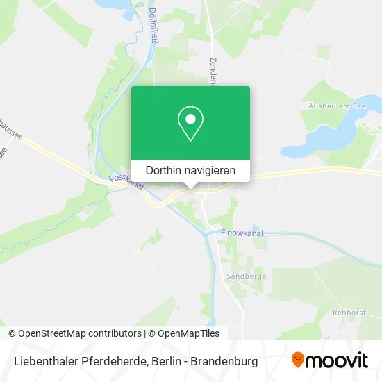 Liebenthaler Pferdeherde Karte