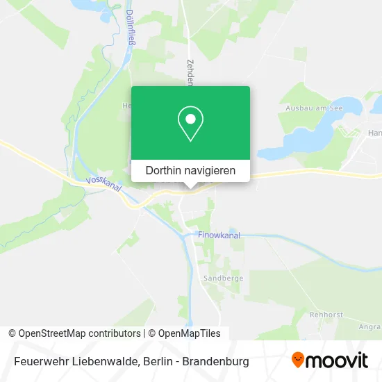 Feuerwehr Liebenwalde Karte