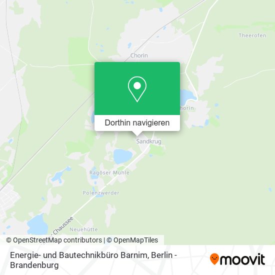 Energie- und Bautechnikbüro Barnim Karte