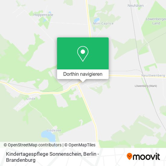 Kindertagespflege Sonnenschein Karte