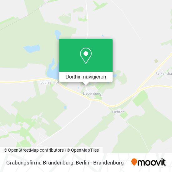 Grabungsfirma Brandenburg Karte