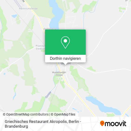 Griechisches Restaurant Akropolis Karte