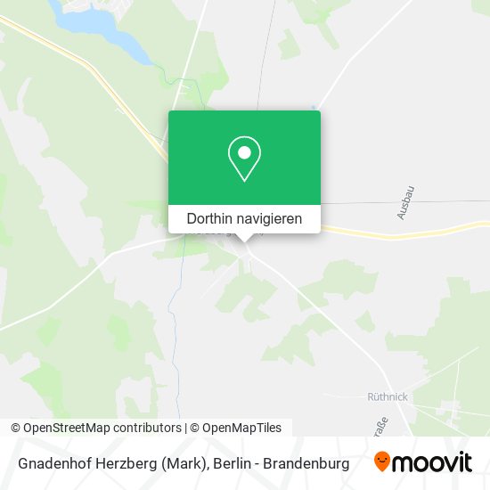 Gnadenhof Herzberg (Mark) Karte