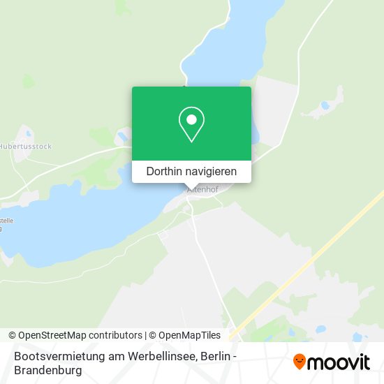 Bootsvermietung am Werbellinsee Karte