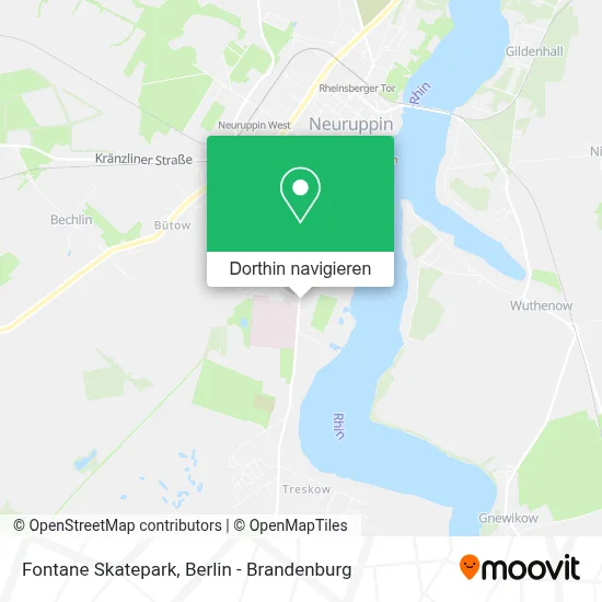 Fontane Skatepark Karte