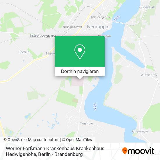 Werner Forßmann Krankenhaus Krankenhaus Hedwigshöhe Karte