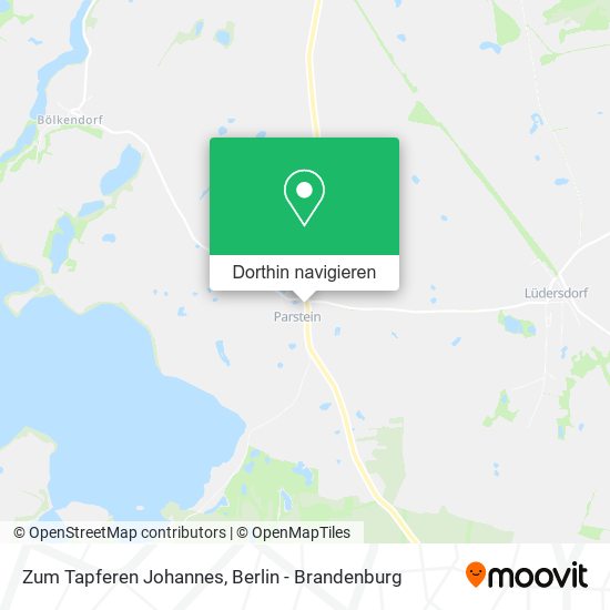 Zum Tapferen Johannes Karte