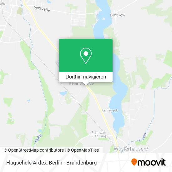 Flugschule Ardex Karte