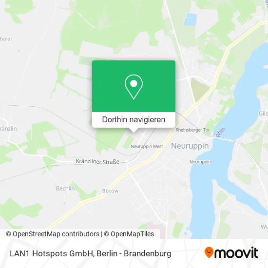 LAN1 Hotspots GmbH Karte