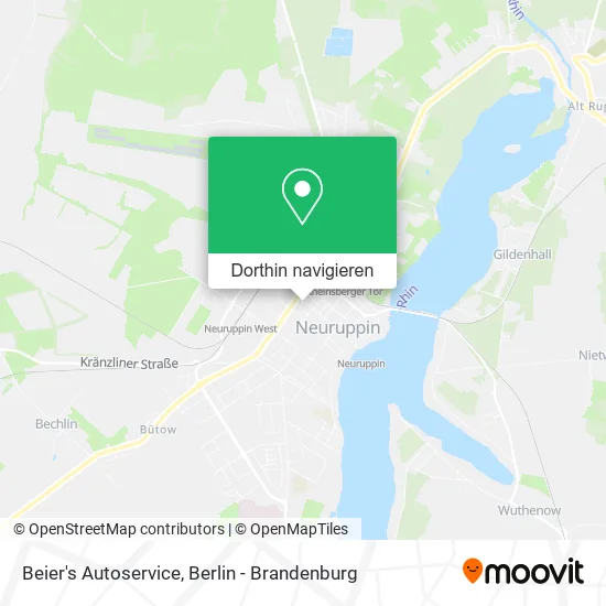 Beier's Autoservice Karte