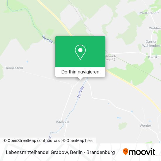 Lebensmittelhandel Grabow Karte