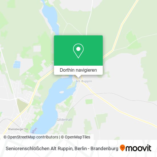 Seniorenschlößchen Alt Ruppin Karte