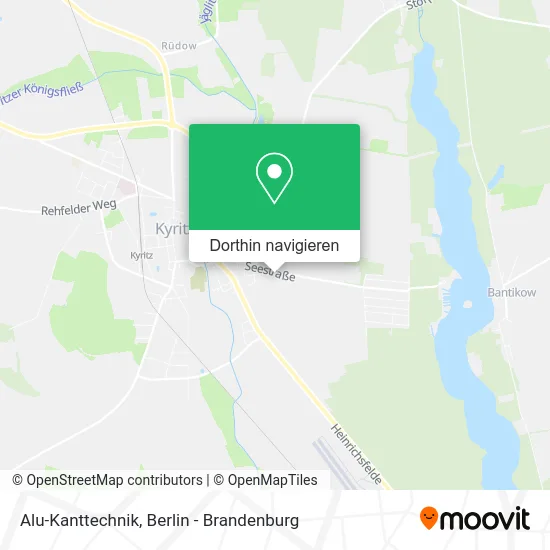 Alu-Kanttechnik Karte