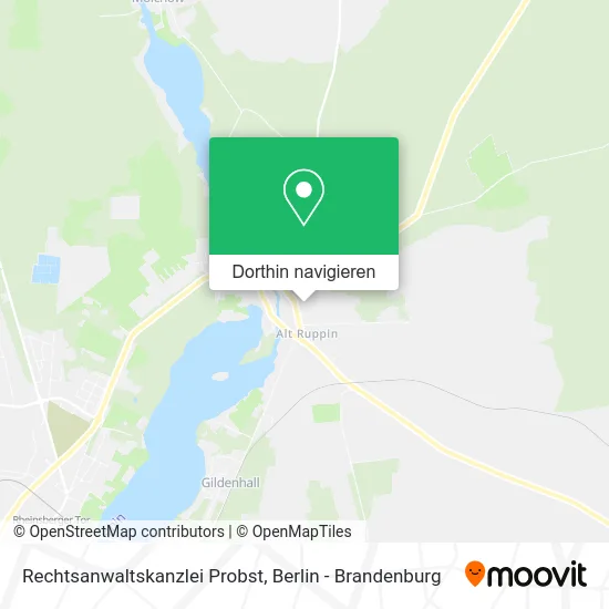 Rechtsanwaltskanzlei Probst Karte