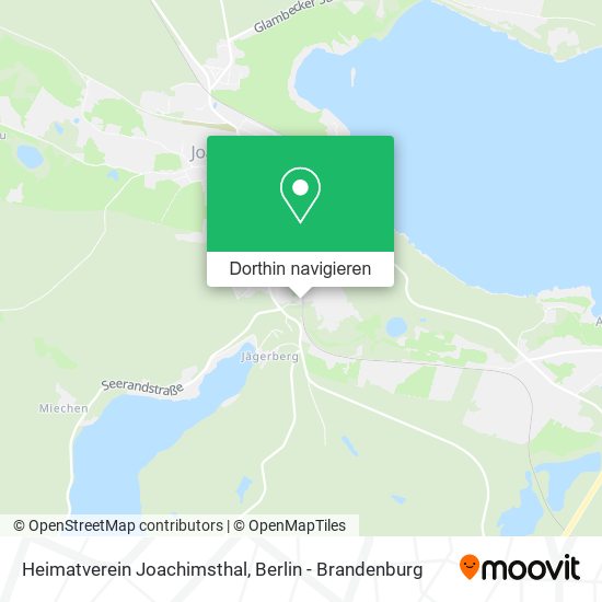 Heimatverein Joachimsthal Karte