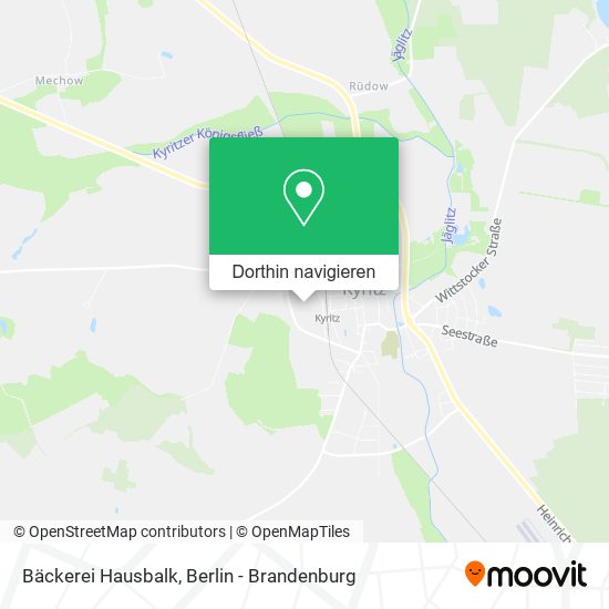Bäckerei Hausbalk Karte