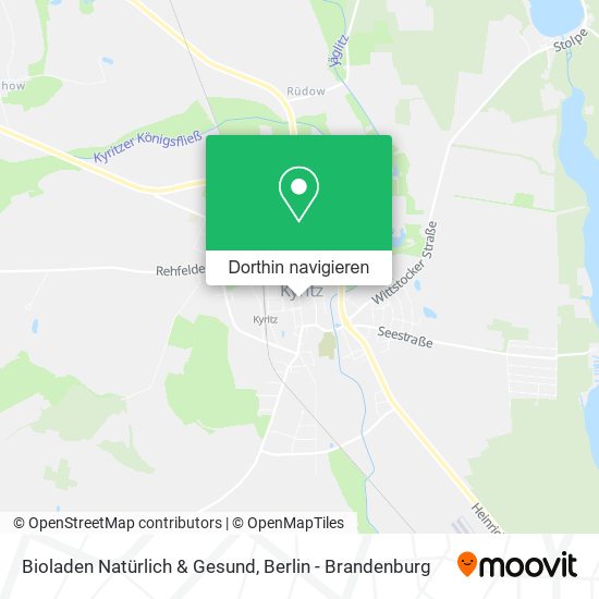 Bioladen Natürlich & Gesund Karte