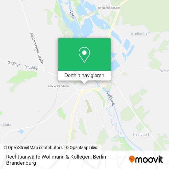 Rechtsanwälte Wollmann & Kollegen Karte