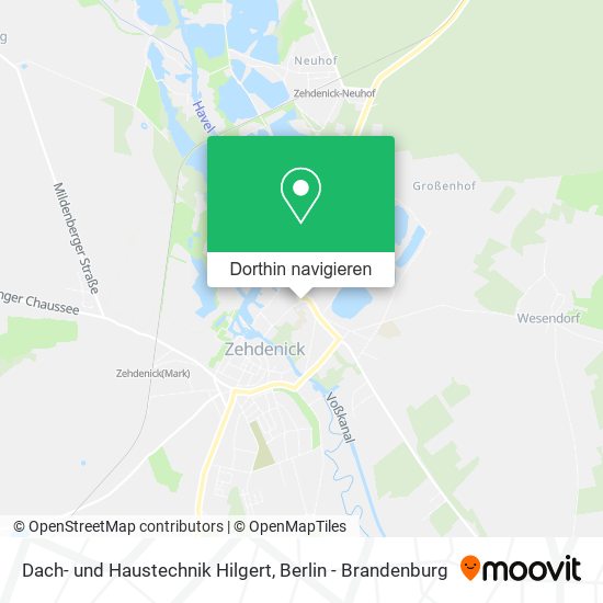 Dach- und Haustechnik Hilgert Karte