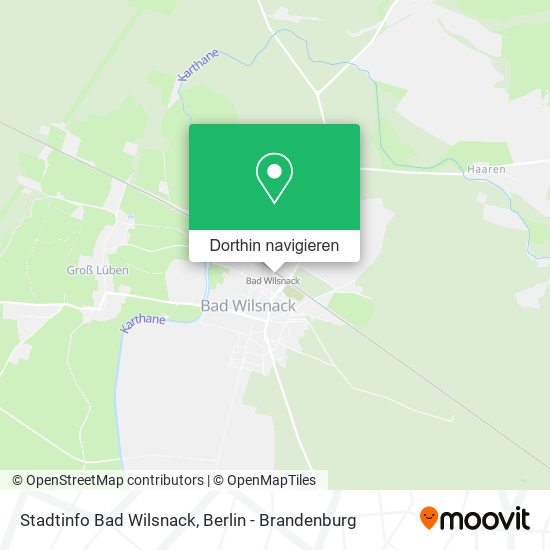 Stadtinfo Bad Wilsnack Karte