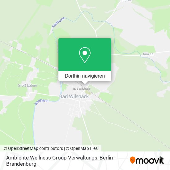Ambiente Wellness Group Verwaltungs Karte