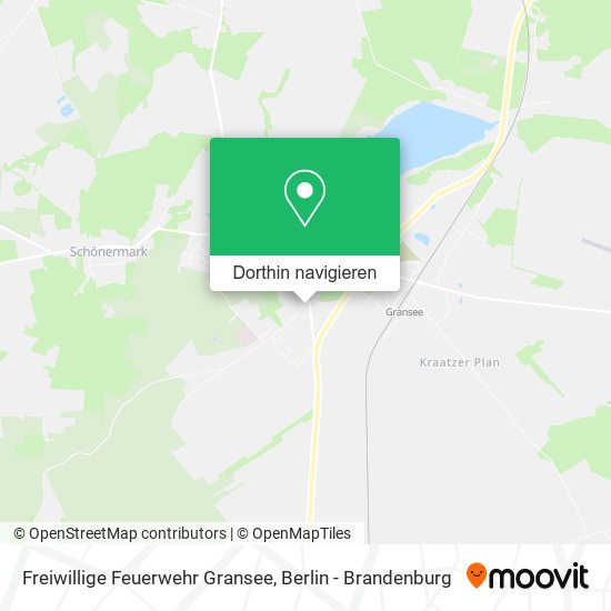 Freiwillige Feuerwehr Gransee Karte