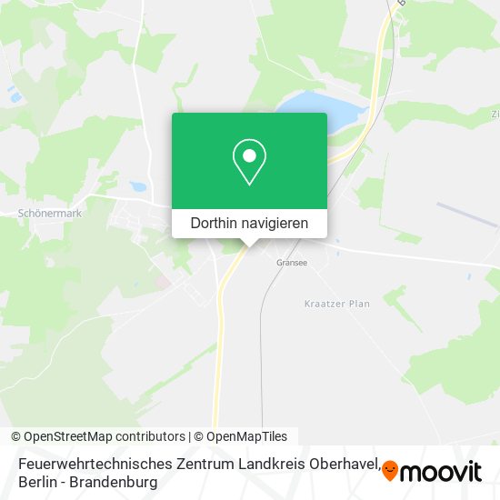 Feuerwehrtechnisches Zentrum Landkreis Oberhavel Karte