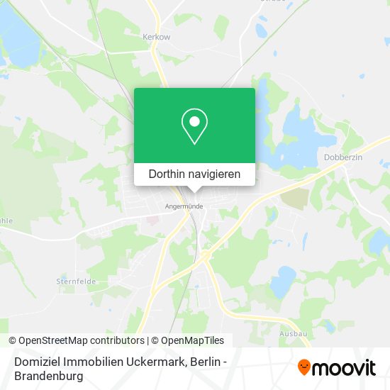 Domiziel Immobilien Uckermark Karte