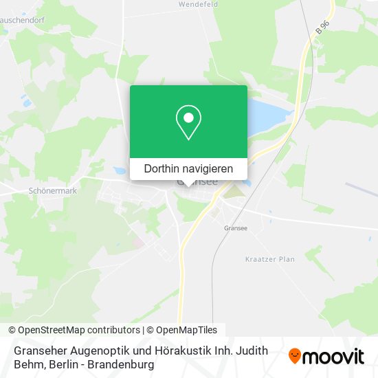 Granseher Augenoptik und Hörakustik Inh. Judith Behm Karte