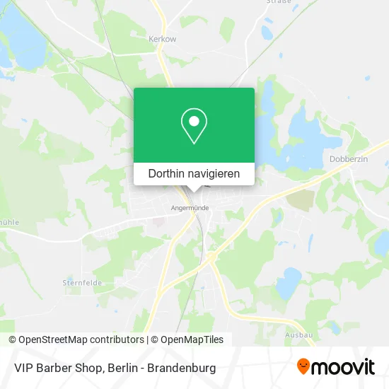 VIP Barber Shop Karte