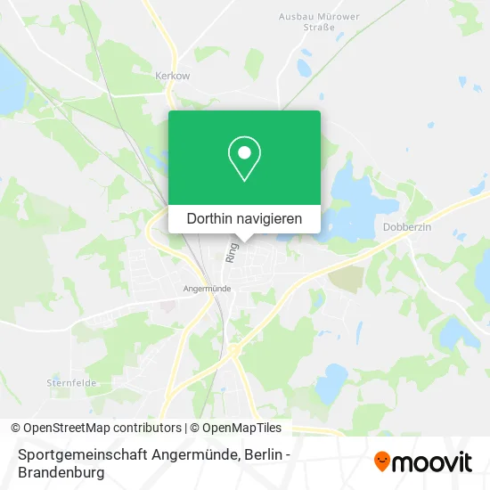 Sportgemeinschaft Angermünde Karte