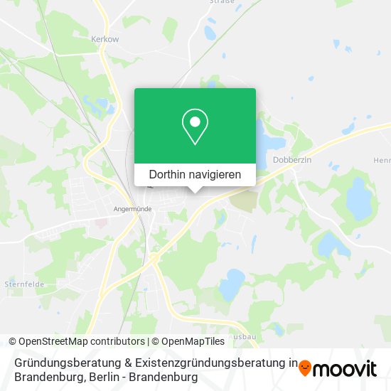 Gründungsberatung & Existenzgründungsberatung in Brandenburg Karte
