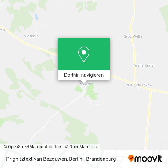 Prignitztext van Bezouwen Karte
