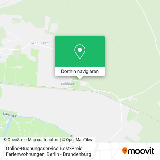 Online-Buchungsservice Best-Preis Ferienwohnungen Karte
