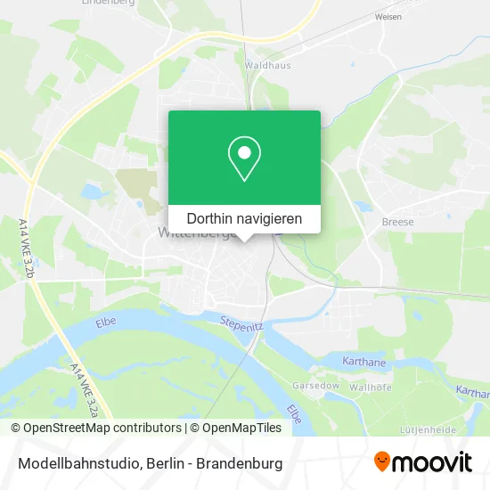 Modellbahnstudio Karte