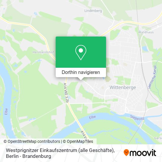 Westprignitzer Einkaufszentrum (alle Geschäfte) Karte
