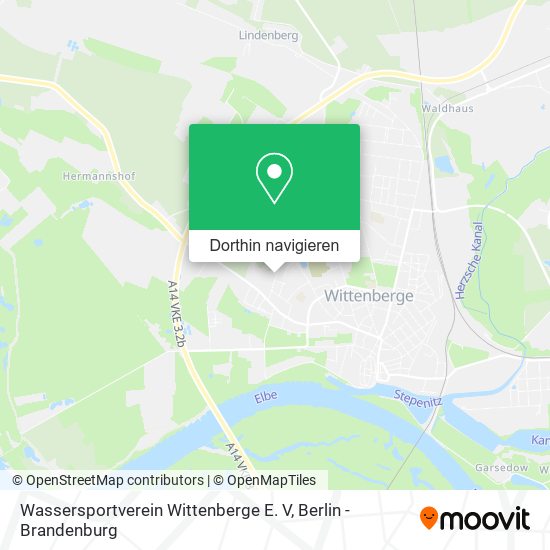 Wassersportverein Wittenberge E. V Karte