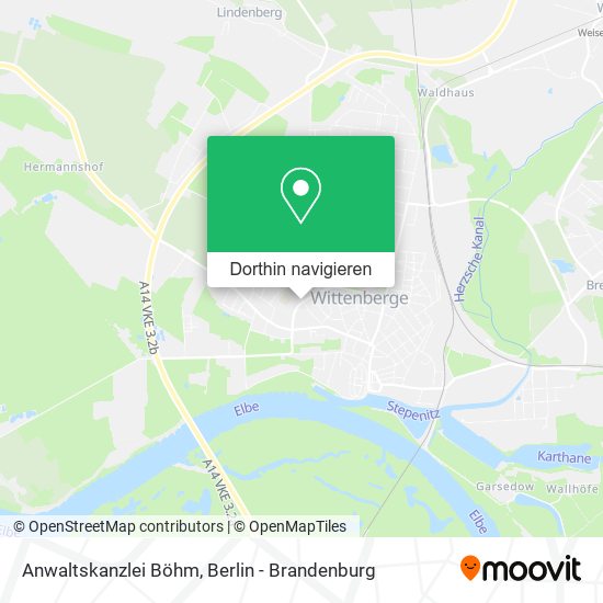 Anwaltskanzlei Böhm Karte