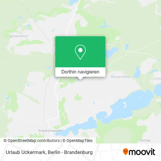 Urlaub Uckermark Karte