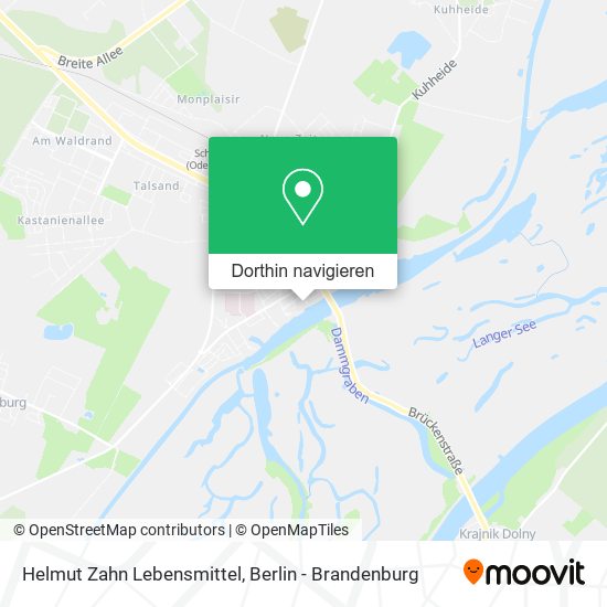 Helmut Zahn Lebensmittel Karte