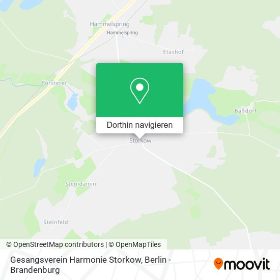 Gesangsverein Harmonie Storkow Karte