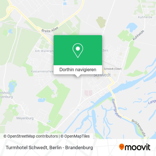 Turmhotel Schwedt Karte