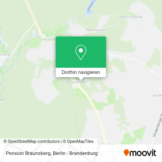 Pension Braunsberg Karte
