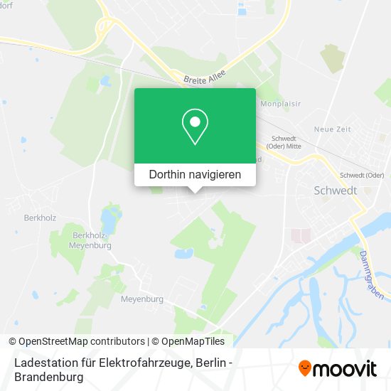 Ladestation für Elektrofahrzeuge Karte