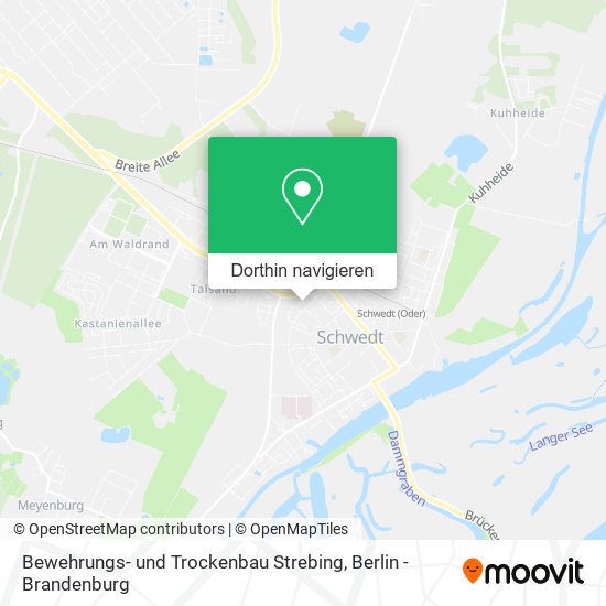 Bewehrungs- und Trockenbau Strebing Karte