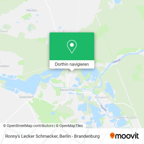 Ronny's Lecker Schmecker Karte