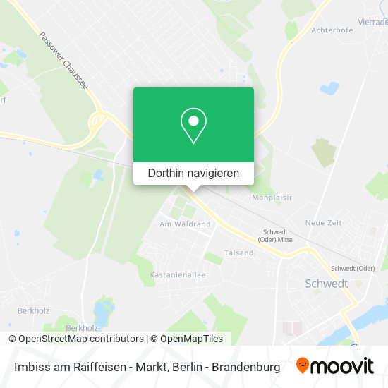Imbiss am Raiffeisen - Markt Karte