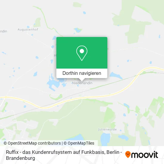 Ruffix - das Kundenrufsystem auf Funkbasis Karte