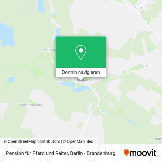 Pension für Pferd und Reiter Karte