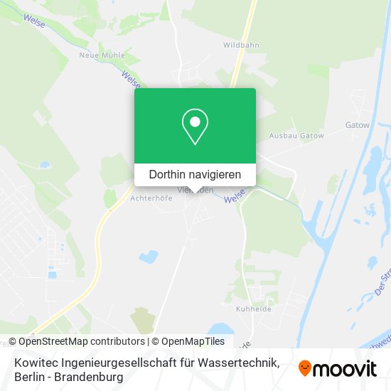 Kowitec Ingenieurgesellschaft für Wassertechnik Karte
